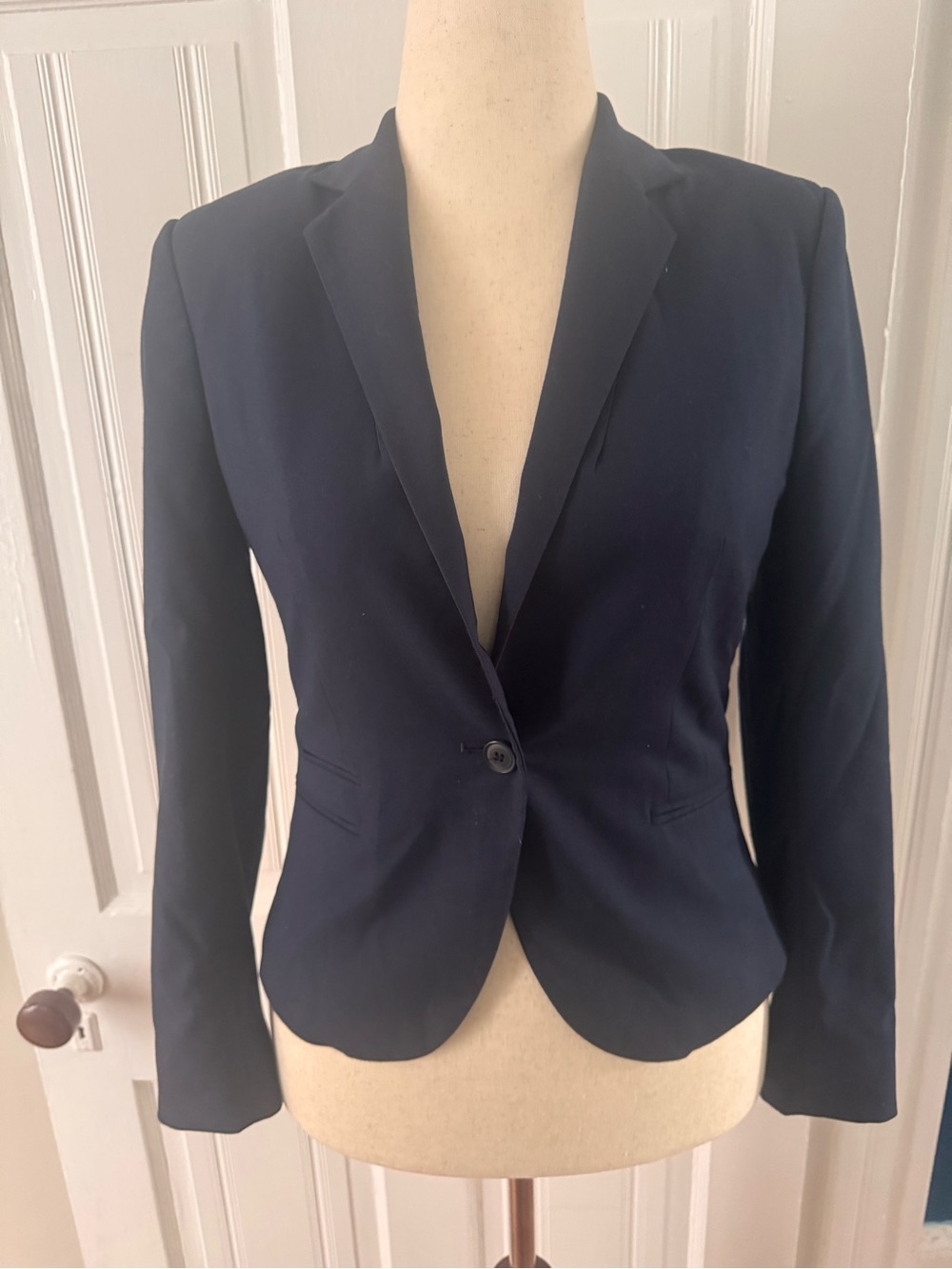 H&M Navy Single-Button Women's Blazer